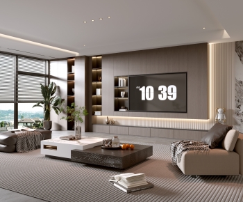 Modern A Living Room-ID:659044033