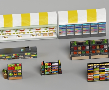 Modern Supermarket Shelf-ID:975970987