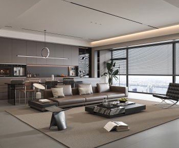 Modern A Living Room-ID:138998034