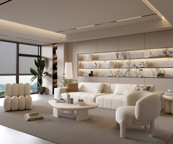 Modern A Living Room-ID:907037024