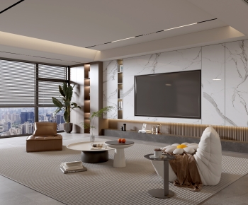 Modern A Living Room-ID:930732976