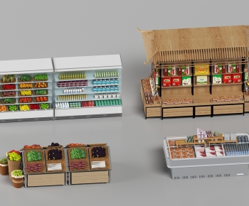 Modern Supermarket Shelf-ID:551882032