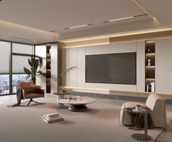 Modern A Living Room-ID:850809107