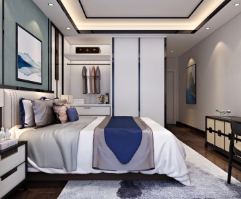 New Chinese Style Bedroom-ID:732336049