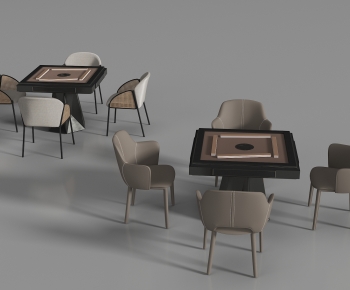 Modern Mahjong Tables And Chairs-ID:480873112