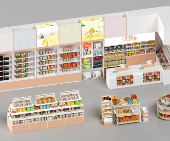 Modern Supermarket Shelf-ID:978570942