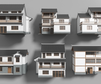 New Chinese Style Residential Building-ID:137839368