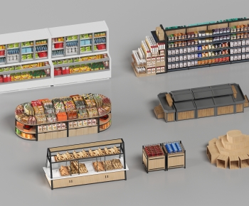 Modern Supermarket Shelf-ID:846591955