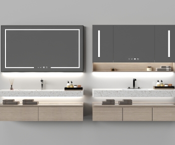 Modern Bathroom Cabinet-ID:831001046