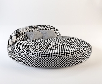 Modern Round Bed-ID:457986127