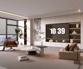 Modern A Living Room-ID:921299536