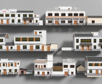 New Chinese Style Residential Building-ID:636998894