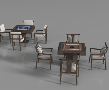 Modern Mahjong Tables And Chairs-ID:789927018