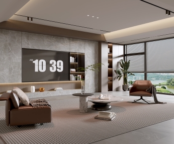 Modern A Living Room-ID:497383128