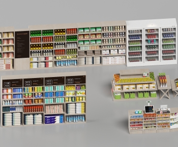 Modern Supermarket Shelf-ID:437304025