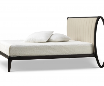 New Chinese Style Double Bed-ID:917336943