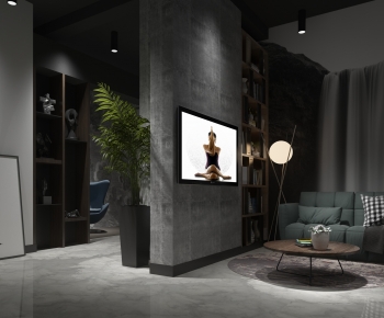 Nordic Style Industrial Style A Living Room-ID:687561048