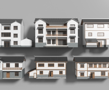 New Chinese Style Residential Building-ID:961668973