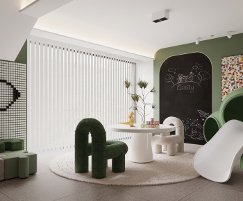 Modern Children's Room Activity Room-ID:853276978