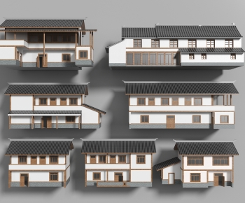 新中式农村自建房乡村民房建筑组合-ID:761562112