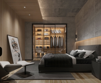 Industrial Style Bedroom-ID:379661086