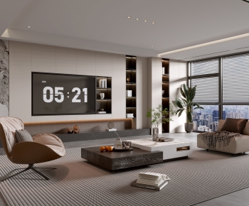 Modern A Living Room-ID:319209104