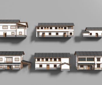 New Chinese Style Residential Building-ID:733186012