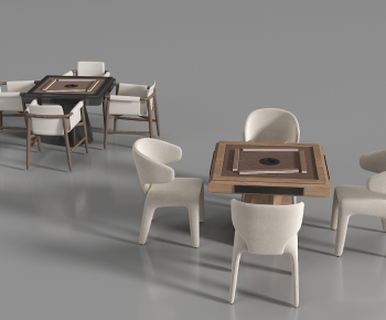 Modern Mahjong Tables And Chairs-ID:629313959