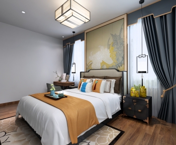 New Chinese Style Bedroom-ID:918539059