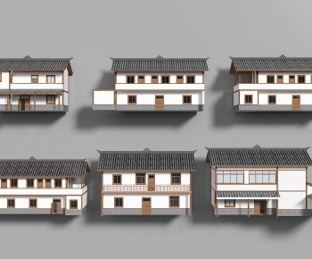 New Chinese Style Residential Building-ID:134476901