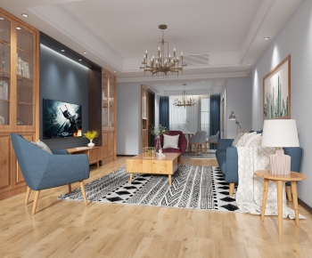 Nordic Style A Living Room-ID:432101011