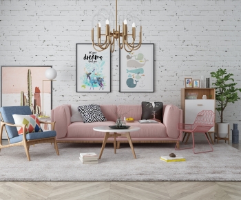 Nordic Style Sofa Combination-ID:154509539