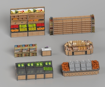 Modern Supermarket Shelf-ID:704655896