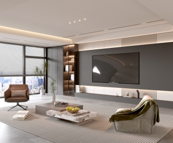 Modern A Living Room-ID:788440772