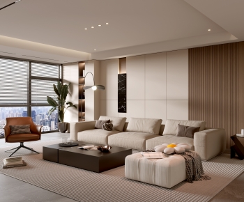 Modern A Living Room-ID:489029928