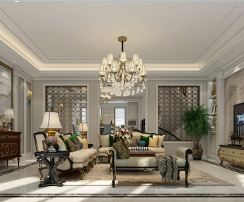 European Style A Living Room-ID:693998105