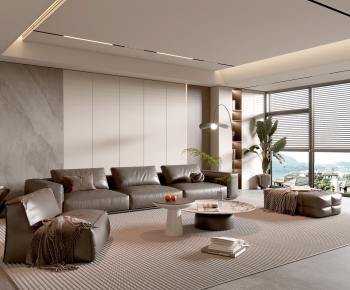 Modern A Living Room-ID:215456966