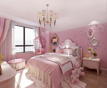 American Style Girl's Room Daughter's Room-ID:250245094