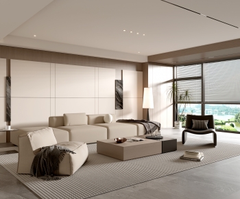 Modern A Living Room-ID:960341935