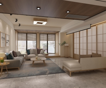 Japanese Style A Living Room-ID:122821095