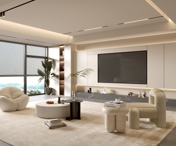 Modern A Living Room-ID:890650997