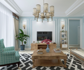 American Style A Living Room-ID:786653048