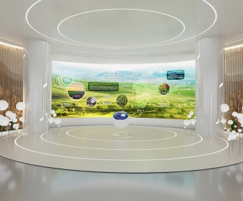 Modern Exhibition Hall-ID:312704092