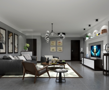 Modern A Living Room-ID:282296903