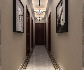 New Chinese Style Hallway-ID:477766046