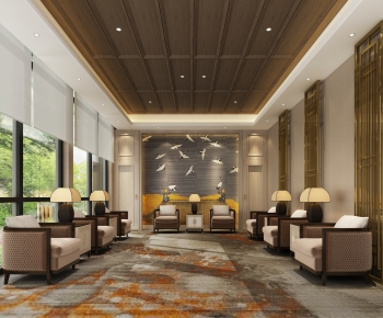 New Chinese Style Reception Room-ID:725635059