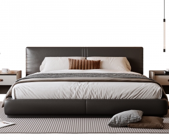 Modern Double Bed-ID:705127958