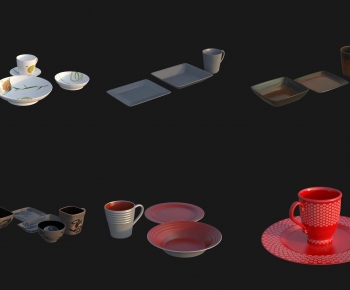 Modern Cutlery/tea Set-ID:477909093