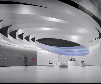 Modern Exhibition Hall-ID:625597002