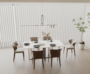 Modern Dining Table And Chairs-ID:325474022